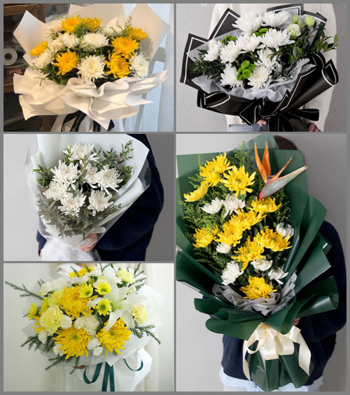 贵州黔西南州册亨县秧坝镇者术村白事花束代送